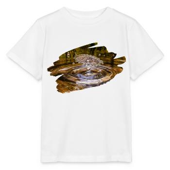 Wassertropfen - Stanley/Stella Kinder T-Shirt MINI CREATOR  - Weiß - Vorne - Maike (125cm)