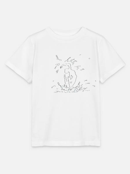 Synchro actions - Stanley/Stella Kinder T-Shirt MINI CREATOR  - Weiß