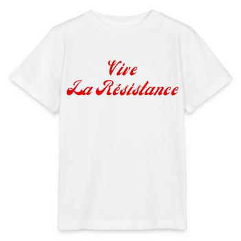 Vive la résistance - T-shirt bio MINI CREATOR Stanley/Stella Enfant - blanc - Devant - Maike (125cm)