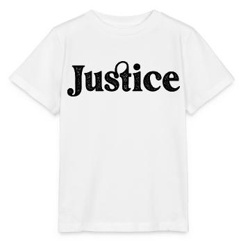 Mot de justice de conception - T-shirt bio MINI CREATOR Stanley/Stella Enfant - blanc - Devant - Maike (125cm)