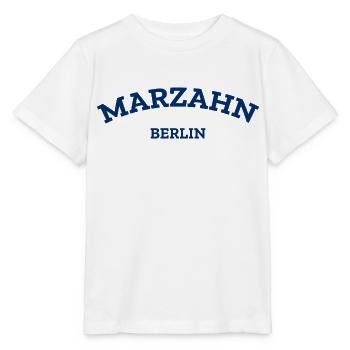 Berlin - Marzahn - Berlinerin - Berliner Bär - Stanley/Stella Kinder T-Shirt MINI CREATOR  - Weiß - Vorne - Maike (125cm)