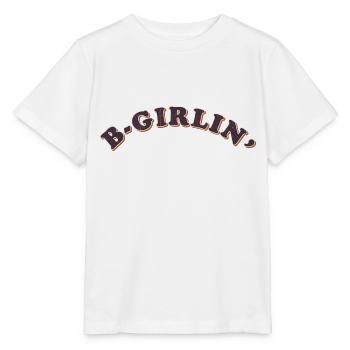 b-Girlin Breakdance Girl - Stanley/Stella Kinder T-Shirt MINI CREATOR  - Weiß - Vorne - Maike (125cm)