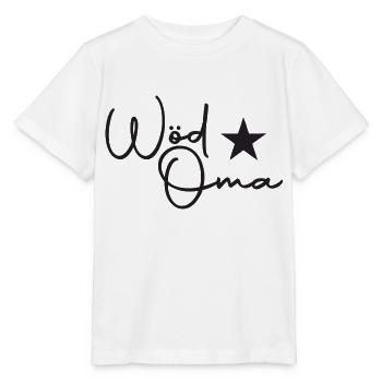 Wöd Oma - Stanley/Stella Kinder T-Shirt MINI CREATOR  - Weiß - Vorne - Maike (125cm)