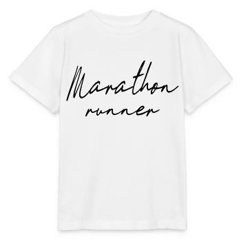 Marathon Triathlon Running Jogging Biking Cycling - Stanley/Stella MINI CREATOR Kids’ T-Shirt - white - Front - Maike (125cm)