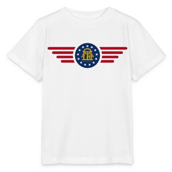 Géorgie États-Unis - T-shirt bio MINI CREATOR Stanley/Stella Enfant - blanc - Devant - Maike (125cm)