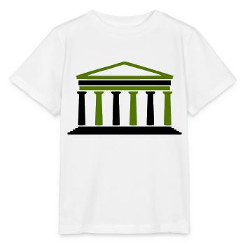 Bâtiment d’Athènes - T-shirt bio MINI CREATOR Stanley/Stella Enfant - blanc - Devant - Maike (125cm)