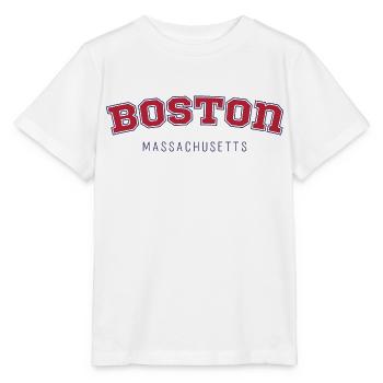 Boston, Massachusetts (Vereinigte Staaten) - Stanley/Stella Kinder T-Shirt MINI CREATOR  - Weiß - Vorne - Maike (125cm)