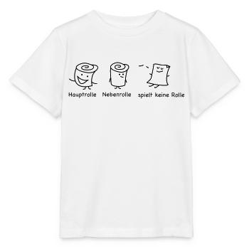 Rollenspiel und chillen - Stanley/Stella Kinder T-Shirt MINI CREATOR  - Weiß - Vorne - Maike (125cm)
