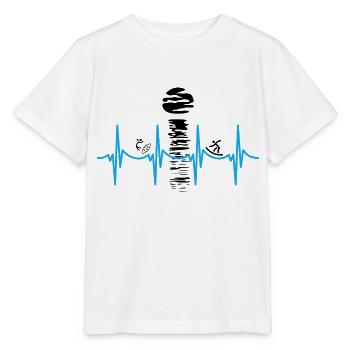 Surfer dans le sang : T-shirt, casquette et étuis de téléphone - T-shirt bio MINI CREATOR Stanley/Stella Enfant - blanc - Devant - Maike (125cm)