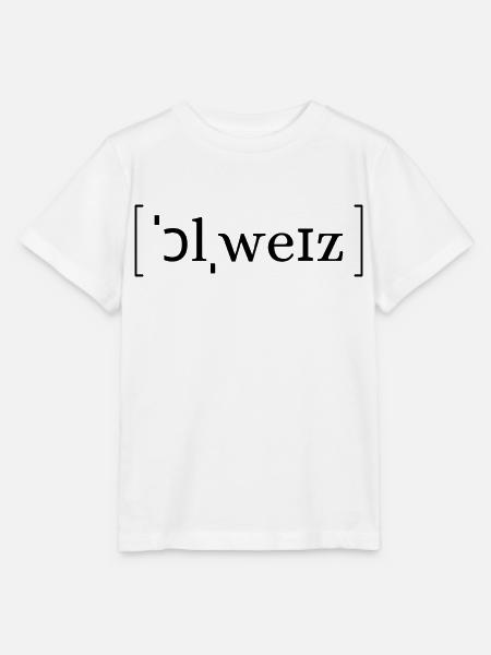 'always' Lautschrift - Stanley/Stella Kinder T-Shirt MINI CREATOR - Weiß