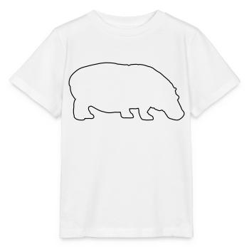 nilpferd - Stanley/Stella Kinder T-Shirt MINI CREATOR  - Weiß - Vorne - Maike (125cm)