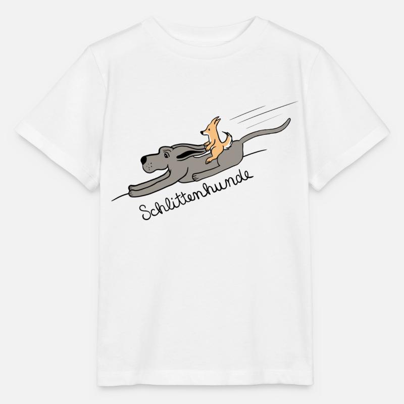 Schlittenhunde - Stanley/Stella Kinder T-Shirt MINI CREATOR - Weiß