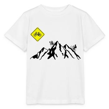 Vélo en montagne - T-shirt bio MINI CREATOR Stanley/Stella Enfant - blanc - Devant - Maike (125cm)