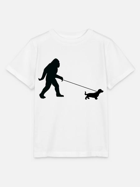Yeti und Dackel - Stanley/Stella Kinder T-Shirt MINI CREATOR - Weiß