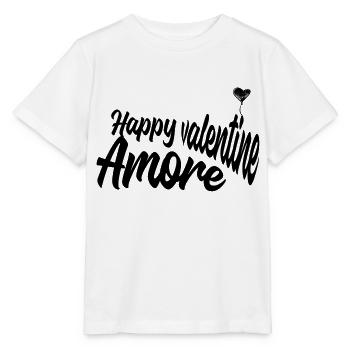 Happy Valentine Amore - Stanley/Stella MINI CREATOR Kids’ T-Shirt - white - Front - Maike (125cm)