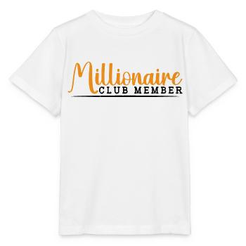 Millionaire Club Member 37 - Stanley/Stella Kinder T-Shirt MINI CREATOR  - Weiß - Vorne - Maike (125cm)