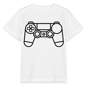 manette de jeux vidéo - T-shirt bio MINI CREATOR Stanley/Stella Enfant - blanc - Devant - Maike (125cm)