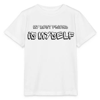 L'amitié la plus sincère - T-shirt bio MINI CREATOR Stanley/Stella Enfant - blanc - Devant - Maike (125cm)