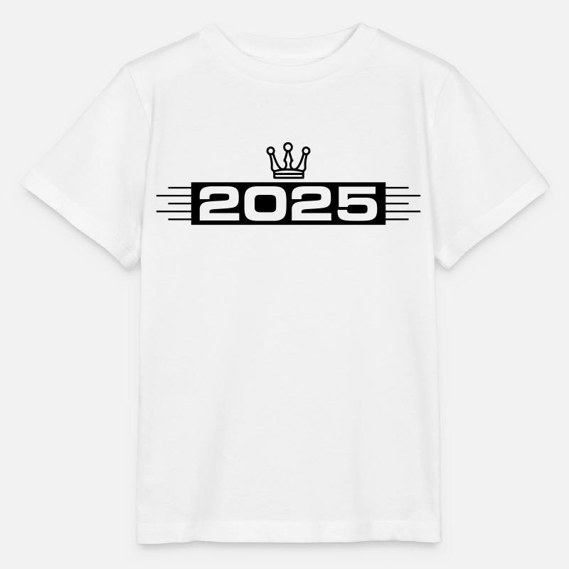 Couronne 2025 - T-shirt bio MINI CREATOR Stanley/Stella Enfant - blanc