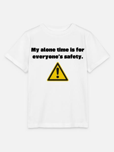 My alone time - Stanley/Stella Kinder T-Shirt MINI CREATOR - Weiß