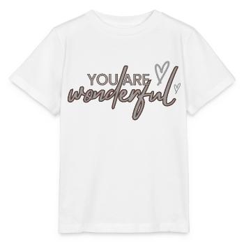 Vous êtes merveilleux - T-shirt bio MINI CREATOR Stanley/Stella Enfant - blanc - Devant - Maike (125cm)