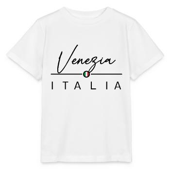 Italie - Venise - Venise - Italien - Italie - T-shirt bio MINI CREATOR Stanley/Stella Enfant - blanc - Devant - Maike (125cm)
