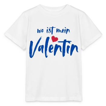 wo ist mein Valentin - Stanley/Stella Kinder T-Shirt MINI CREATOR  - Weiß - Vorne - Maike (125cm)