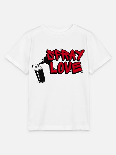Spray Love - Stanley/Stella Kinder T-Shirt MINI CREATOR - Weiß