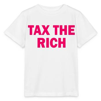 Tax the rich - Stanley/Stella Kinder T-Shirt MINI CREATOR  - Weiß - Vorne - Maike (125cm)