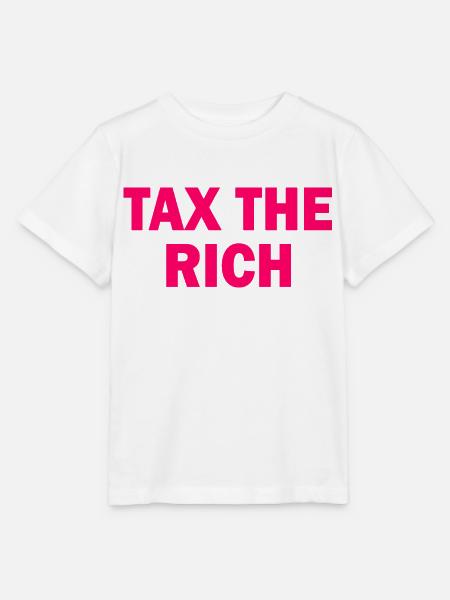 Tax the rich - Stanley/Stella Kinder T-Shirt MINI CREATOR  - Weiß
