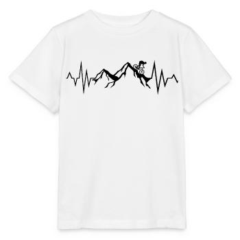 Vététistes - T-shirt bio MINI CREATOR Stanley/Stella Enfant - blanc - Devant - Maike (125cm)