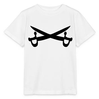 Crossed Swords - Stanley/Stella MINI CREATOR Kids’ T-Shirt - white - Front - Maike (125cm)