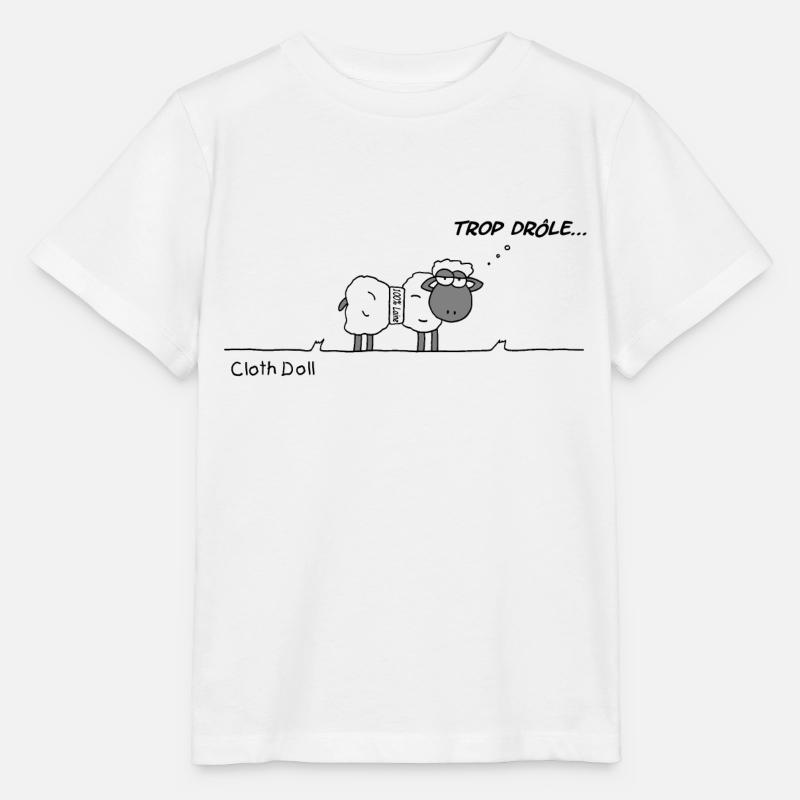mouton laine - T-shirt bio MINI CREATOR Stanley/Stella Enfant - blanc
