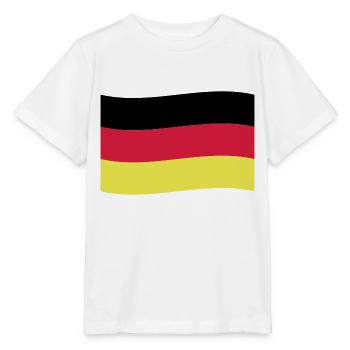 Deutschland Fahne Deutschlandfahne - Stanley/Stella Kinder T-Shirt MINI CREATOR  - Weiß - Vorne - Maike (125cm)