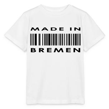 Fait à Brême - T-shirt bio MINI CREATOR Stanley/Stella Enfant - blanc - Devant - Maike (125cm)