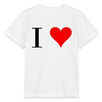 I Heart - T-shirt bio MINI CREATOR Stanley/Stella Enfant - blanc - Devant - Maike (125cm)