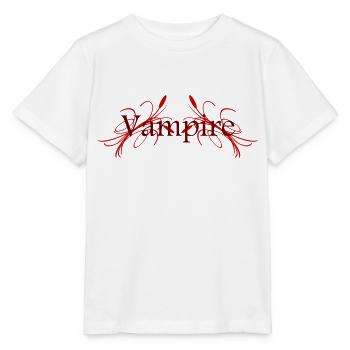 vampire - Stanley/Stella Kinder T-Shirt MINI CREATOR  - Weiß - Vorne - Maike (125cm)
