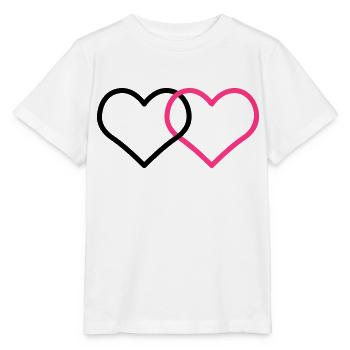 Ehe Allianzen Herz Corazone Alianzas Herz Ehe - Stanley/Stella Kinder T-Shirt MINI CREATOR  - Weiß - Vorne - Maike (125cm)