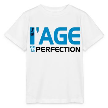 L'Age de la Perfection (2c) - Stanley/Stella Kinder T-Shirt MINI CREATOR  - Weiß - Vorne - Maike (125cm)