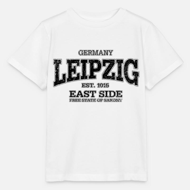 Leipzig (black oldstyle) - Stanley/Stella Kinder T-Shirt MINI CREATOR  - Weiß