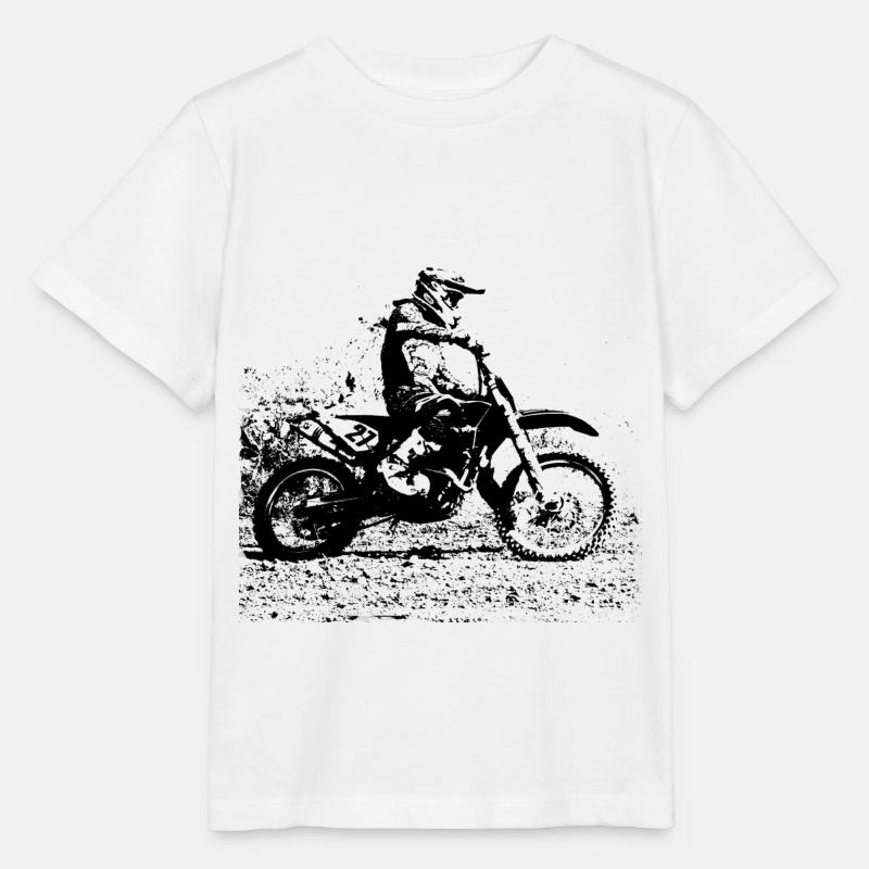enduro - T-shirt bio MINI CREATOR Stanley/Stella Enfant - blanc