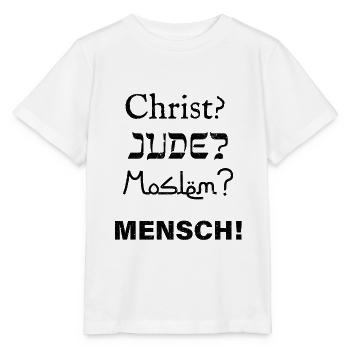 Religion Christ Jude Moslem Mensch - Stanley/Stella Kinder T-Shirt MINI CREATOR  - Weiß - Vorne - Maike (125cm)