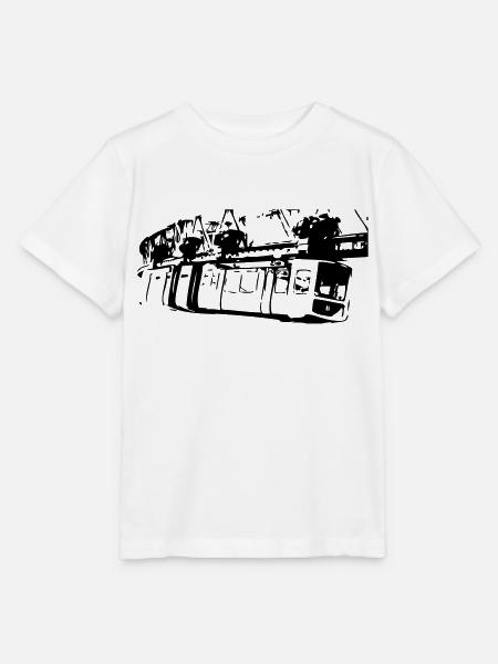 Schwebebahn - Stanley/Stella Kinder T-Shirt MINI CREATOR  - Weiß