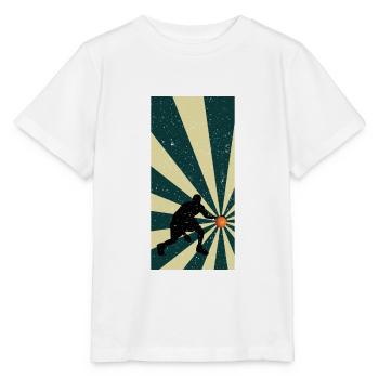 Basketball Basketballer Basketballmannschaft - Stanley/Stella Kinder T-Shirt MINI CREATOR  - Weiß - Vorne - Maike (125cm)