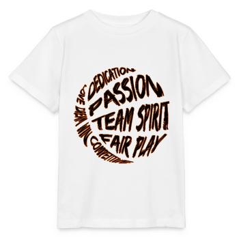Basketball Basketballer Basketballmannschaft - Stanley/Stella Kinder T-Shirt MINI CREATOR  - Weiß - Vorne - Maike (125cm)