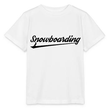Snowboarding Snowboarding Snowboarding Snowboarder - Stanley/Stella MINI CREATOR Kids’ T-Shirt - white - Front - Maike (125cm)