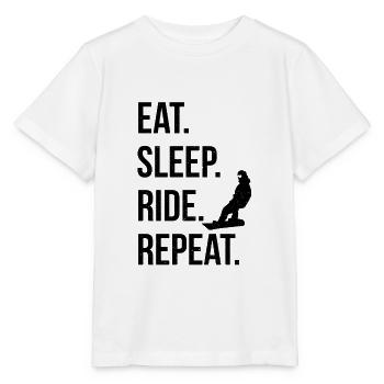 Snowboard Snowboard Snowboard - T-shirt bio MINI CREATOR Stanley/Stella Enfant - blanc - Devant - Maike (125cm)