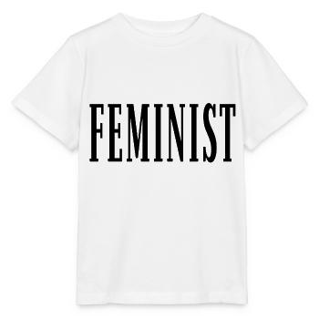 Feminist feminism feminist - Stanley/Stella MINI CREATOR Kids’ T-Shirt - white - Front - Maike (125cm)