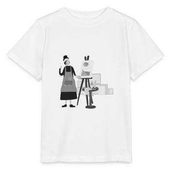 Kunst - Stanley/Stella Kinder T-Shirt MINI CREATOR  - Weiß - Vorne - Maike (125cm)