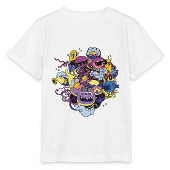 Alien Team - T-shirt bio MINI CREATOR Stanley/Stella Enfant - blanc - Devant - Maike (125cm)